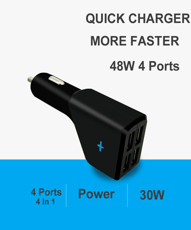 Bakeey-QC20-30W--Multiport-Fast-Charging-Car-Charger-for-iPhone-XS-11-Pro-Huawei-P30-Millet-Mi9-S10--1571299-2