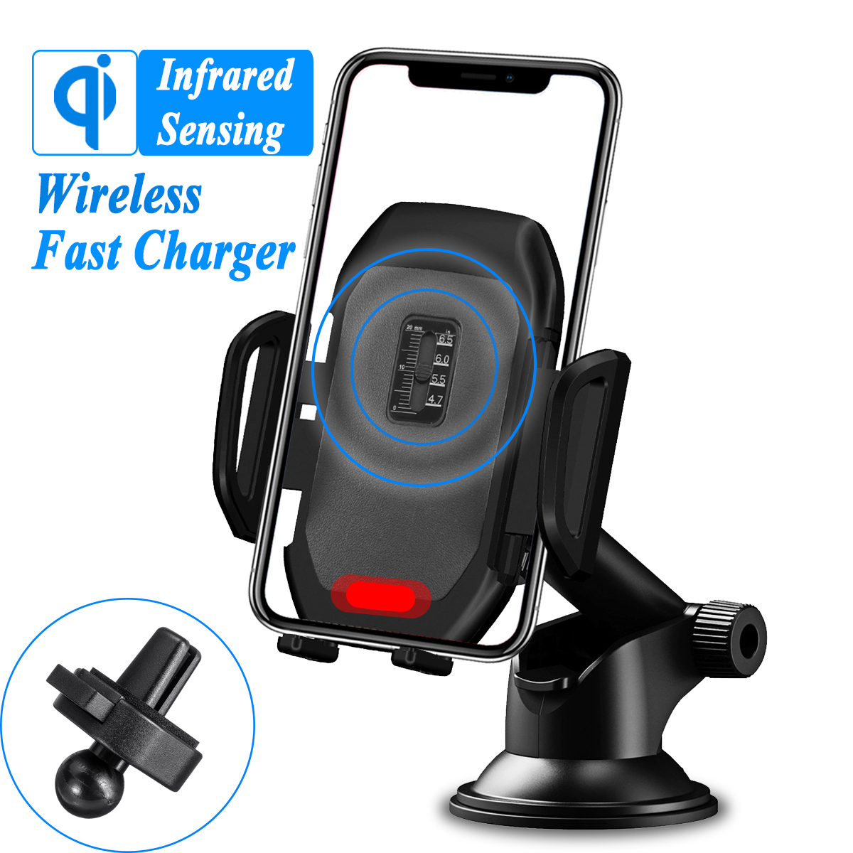 2-In-1-10W-Qi-Wireless-Charger-Fast-Charging-Infrared-Induction-Air-Vent-Dashboard-Car-Phone-Holder--1485080-1