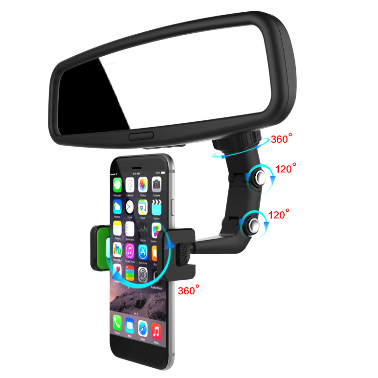 Bakeey-Multifuctional-Multi-Joint-Rotation-Flexible-Arm-Car-Rear-View-Mirror-Headrest-Desk-Phone-Hol-1909800-1