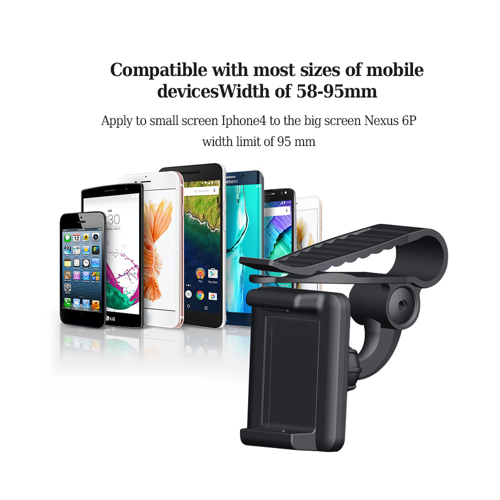 Bakeey-Universal-360deg-Rotating-Car-Sun-Visor-Phone-Mount-Holder-Stand-for-iPhone-Mobile-Phone-GPS--1782790-9