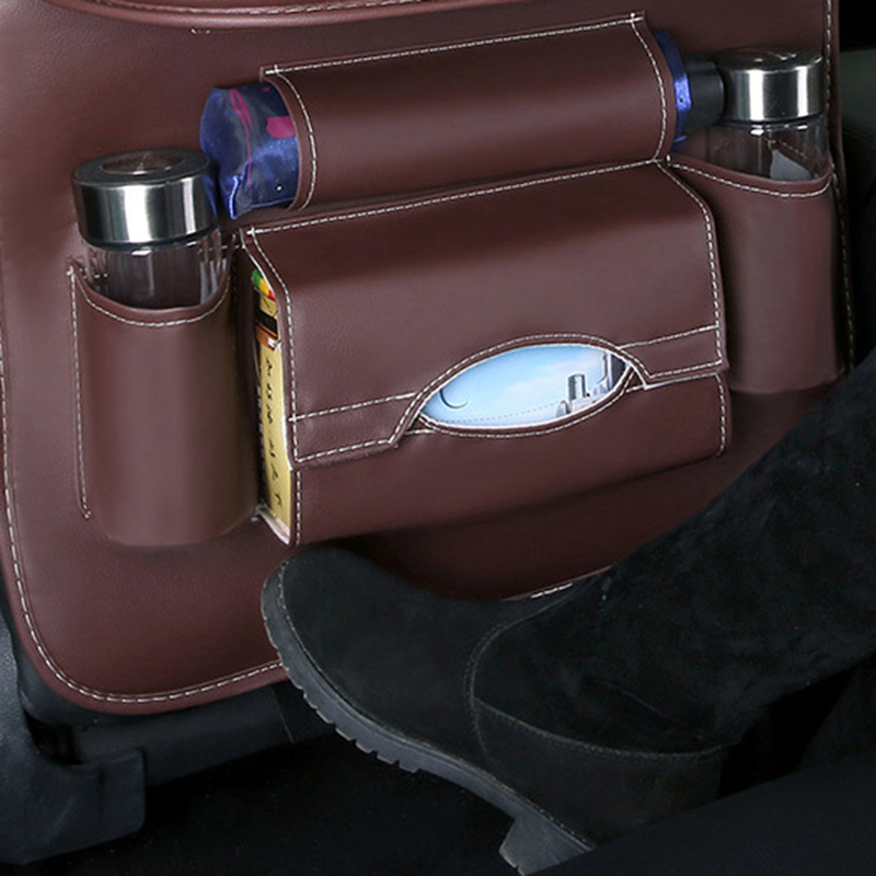 Multi-Function-Leather-Car-Seat-Hanging-Bag-with-Phone-Tablet-Storage-Pocket-Travel-Folding-Dining-T-1740340-5