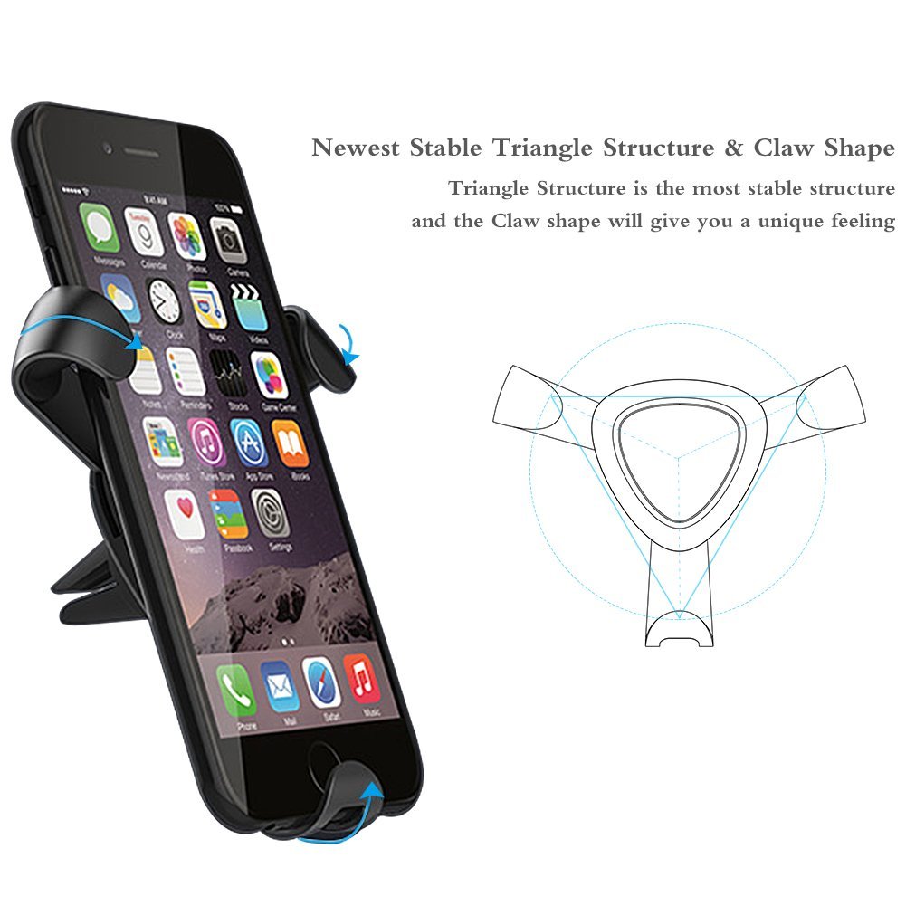 Novel-Triangle-Fixator-Car-Air-Vent-Holder-Gravity-Linkage-Phone-Bracket-for-iPhone-Samsung-1141734-2