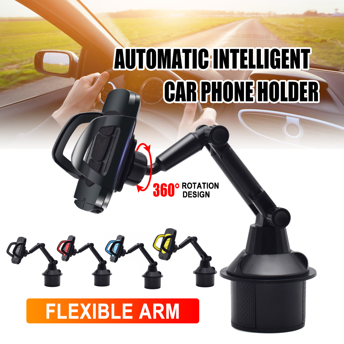 Universal-360-Rotation-Flexible-Arm-Car-Phone-Mount-Gooseneck-Cup-Holder-for-5-95cm-Width-Cell-Phone-1718228-1