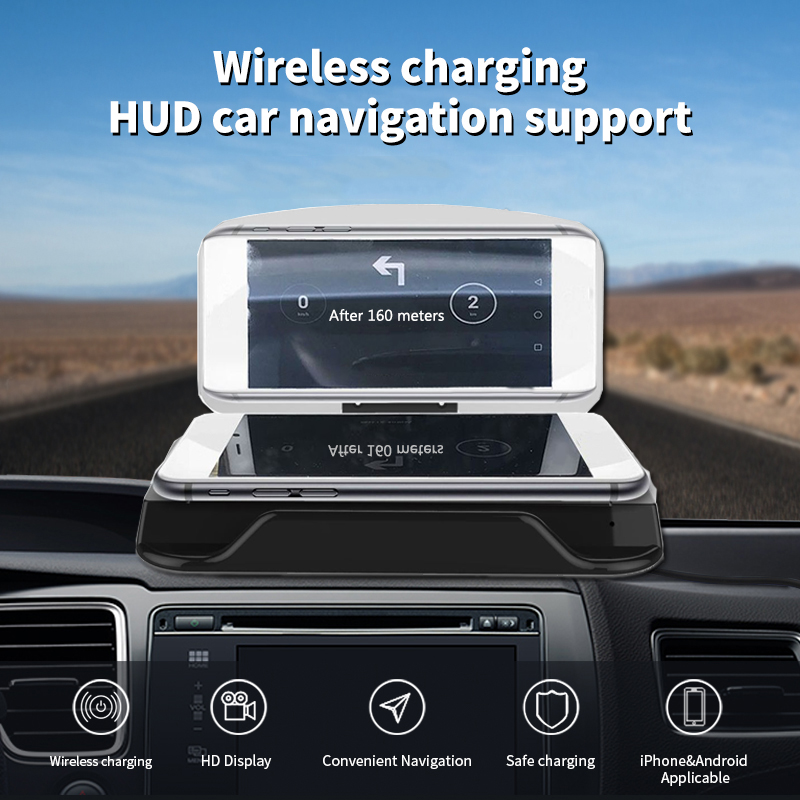 Universal-Qi-Wireless-Charge-HD-Navigation-Head-Up-Display-Car-Mount-Dashboard-Holder-for-Cell-Phone-1297550-1