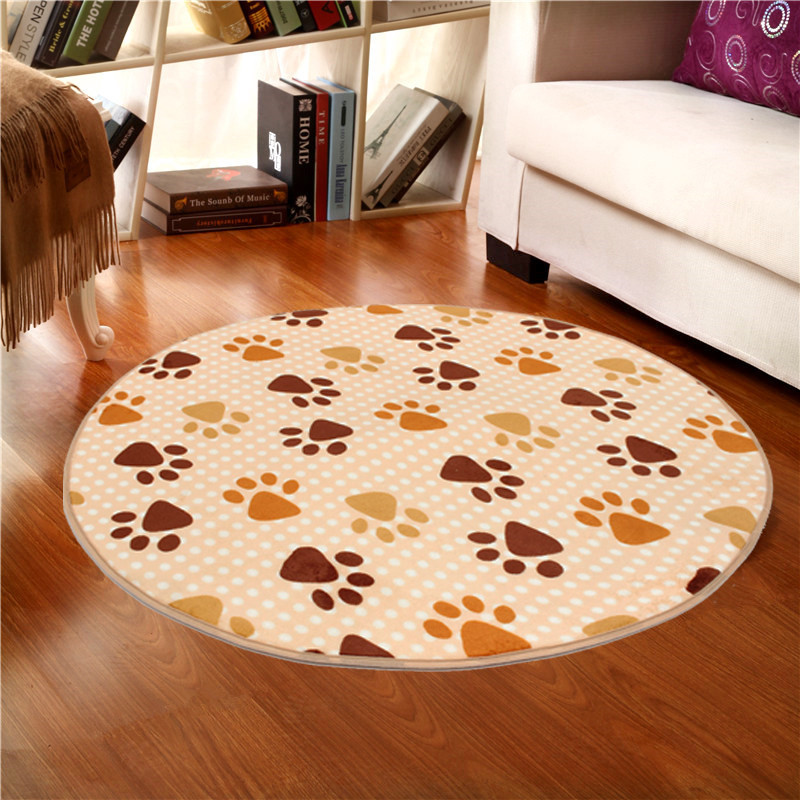 80x80cm-Coral-Velvet-Bathroom-Absorbent-Carpet-Anti-Slip-Door-Sill-Round-Mat-Rug-1032428-11