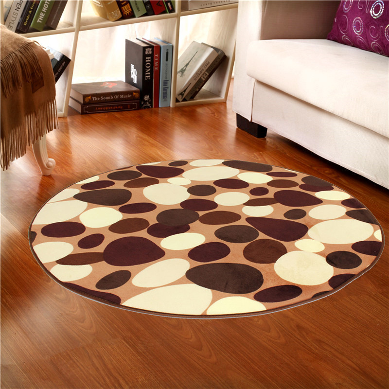 80x80cm-Coral-Velvet-Bathroom-Absorbent-Carpet-Anti-Slip-Door-Sill-Round-Mat-Rug-1032428-4