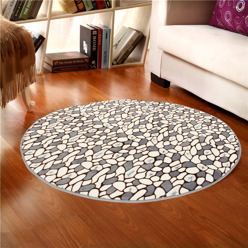 80x80cm-Coral-Velvet-Bathroom-Absorbent-Carpet-Anti-Slip-Door-Sill-Round-Mat-Rug-1032428-5