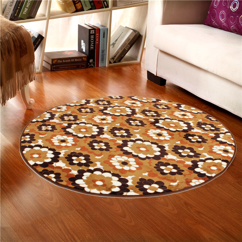 80x80cm-Coral-Velvet-Bathroom-Absorbent-Carpet-Anti-Slip-Door-Sill-Round-Mat-Rug-1032428-6