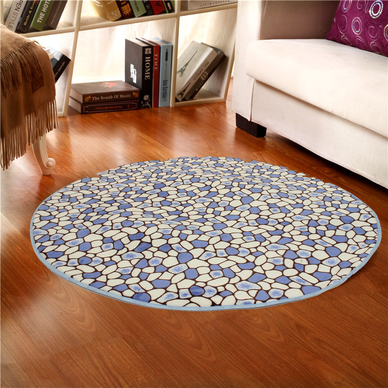 80x80cm-Coral-Velvet-Bathroom-Absorbent-Carpet-Anti-Slip-Door-Sill-Round-Mat-Rug-1032428-8