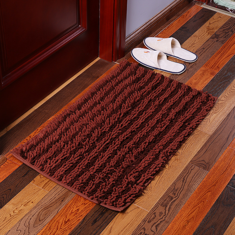 Chenille-Striped-Floor-Mat-Carpet-Rectangle-Fluffy-Floor-Carpet-Cover-1334385-3