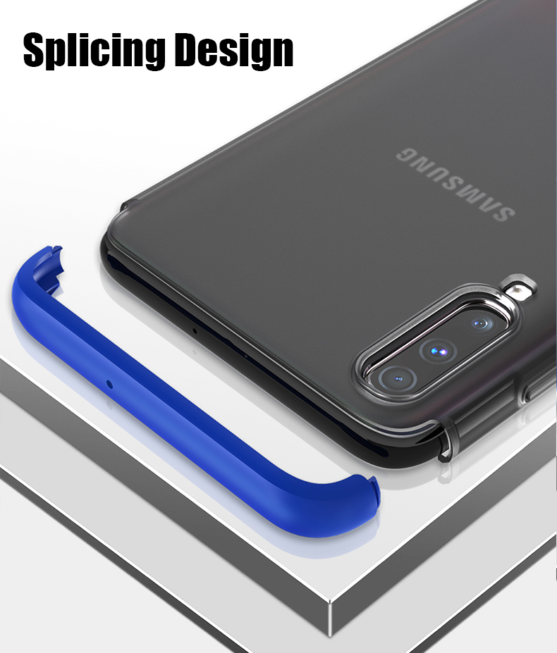Bakeey-3-in-1-Detachable-Matte-Translucent-Plating-Shockproof-PC-Protective-Case-for-Samsung-Galaxy--1616720-4