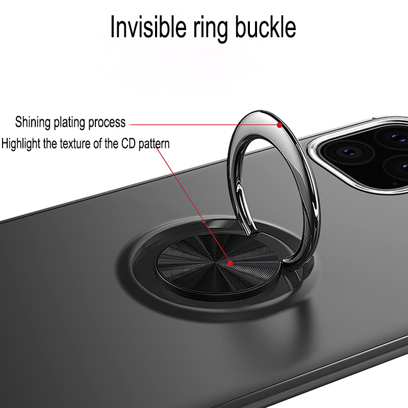 Bakeey-360ordm-Rotating-Magnetic-Ring-Holder-Soft-Silicone-Shockproof-Protective-Case-for-iPhone-11--1570319-3