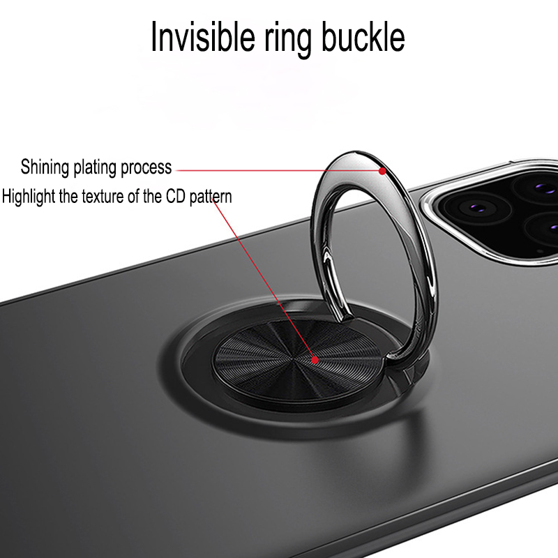 Bakeey-360ordm-Rotating-Magnetic-Ring-Holder-Soft-Silicone-Shockproof-Protective-Case-for-iPhone-11--1570320-3