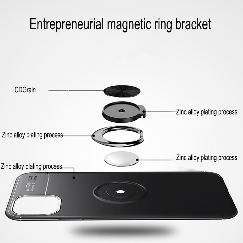 Bakeey-360ordm-Rotating-Magnetic-Ring-Holder-Soft-Silicone-Shockproof-Protective-Case-for-iPhone-11--1570320-5