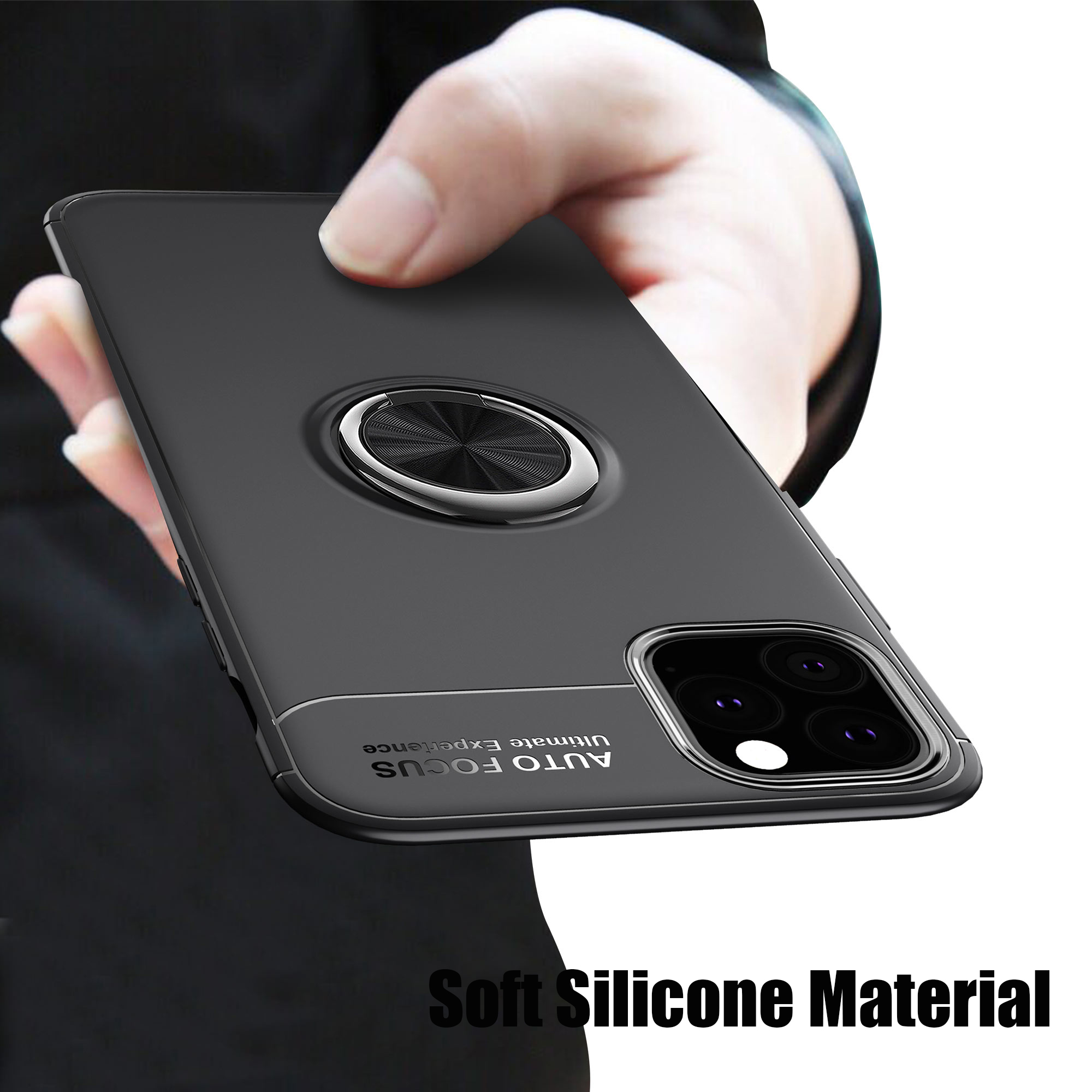 Bakeey-360ordm-Rotating-Magnetic-Ring-Holder-Soft-Silicone-Shockproof-Protective-Case-for-iPhone-11--1570320-6