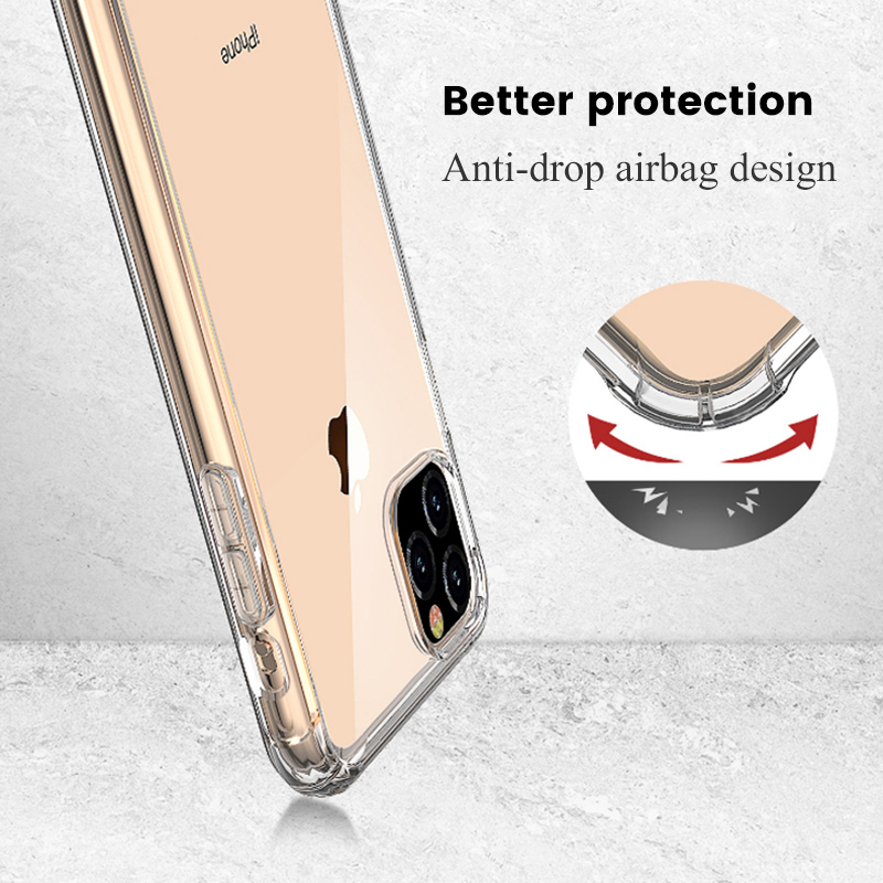 Bakeey-Airbag-Soft-TPU-Transparent-Shockproof-Protective-Case-for-iPhone-11-61-inch-1580787-5