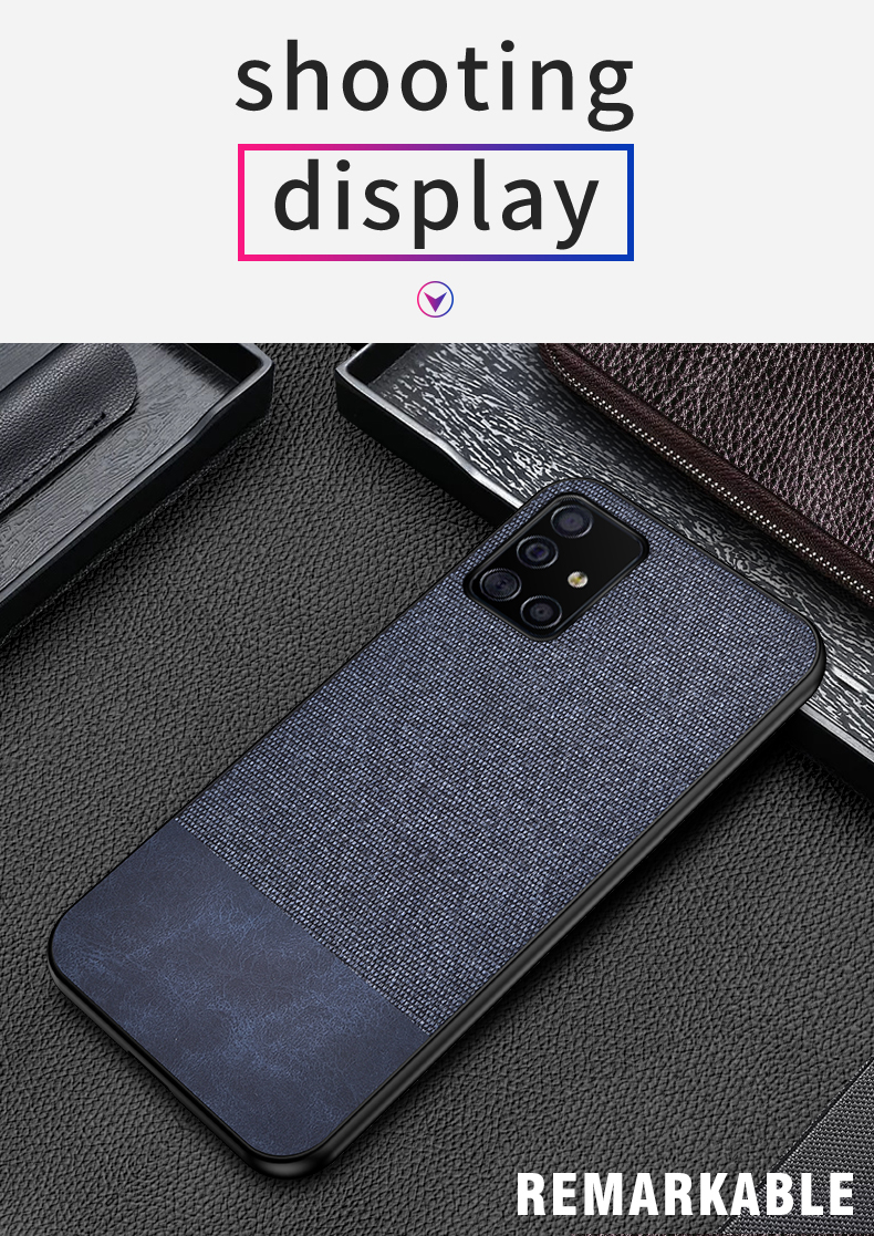 Bakeey-Anti-fingerprint-Cotton-Cloth-PU-Leather-Protective-Case-for-Samsung-Galaxy-A71-2019-1631026-10