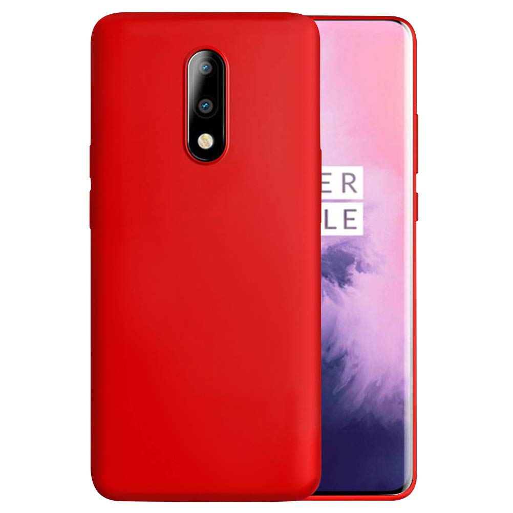 Bakeey-Anti-scratch-Anti-fingerprint-Liquid-Silicone-Protective-Case-for-OnePlus-7-1535255-1