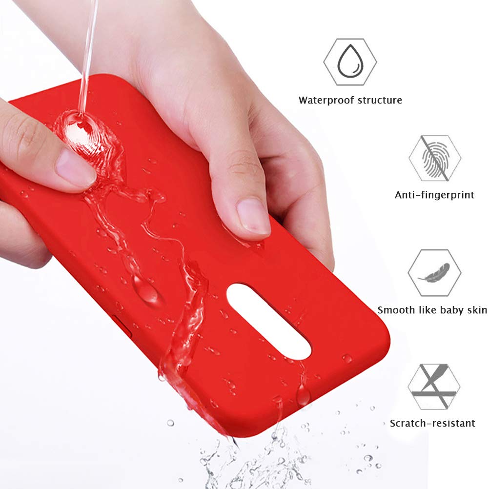 Bakeey-Anti-scratch-Anti-fingerprint-Liquid-Silicone-Protective-Case-for-OnePlus-7-1535255-2