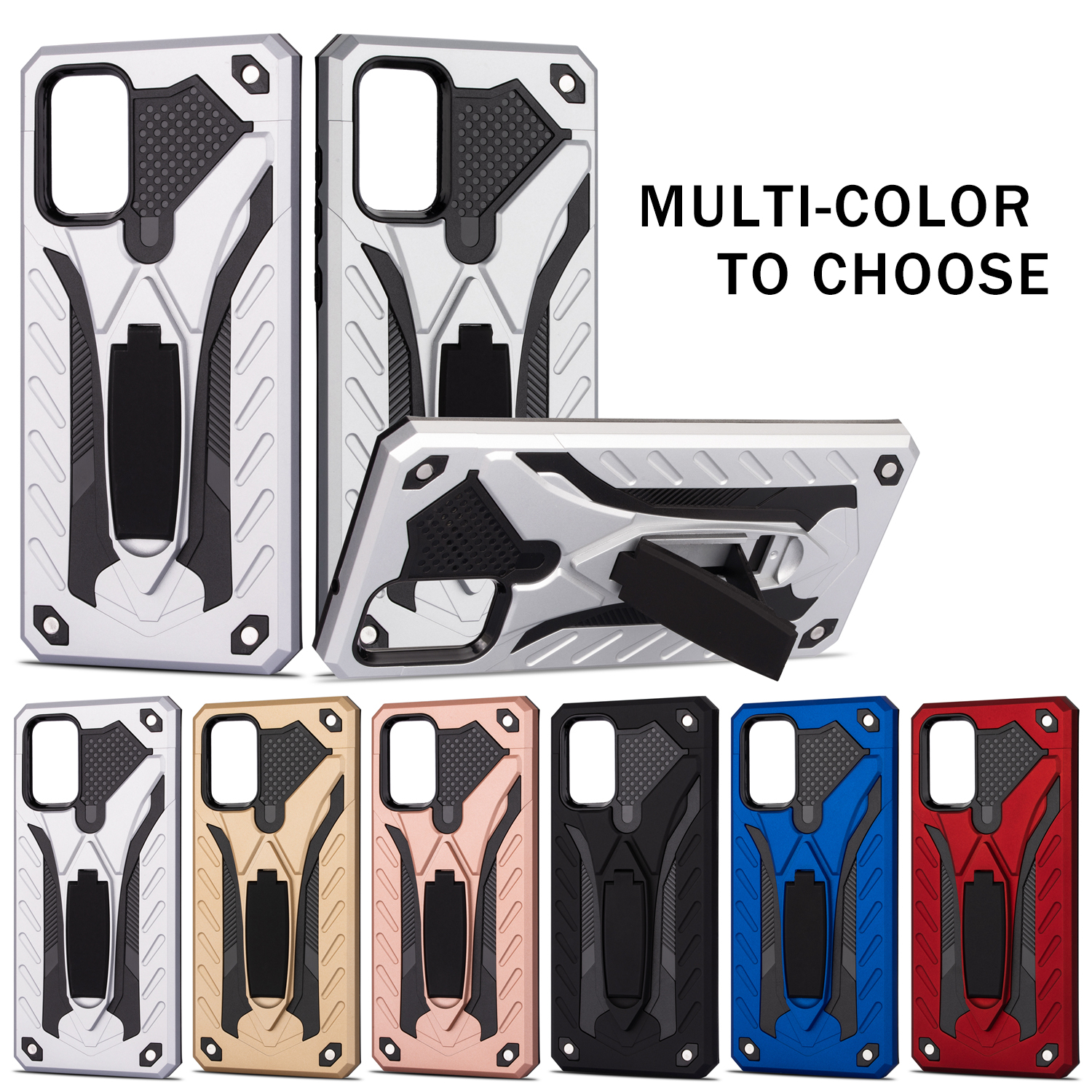 Bakeey-Armor-Shockproof-Anti-Fingerprint-with-Ring-Bracket-Stand-PC--TPU-Protective-Case-for-Samsung-1726005-16