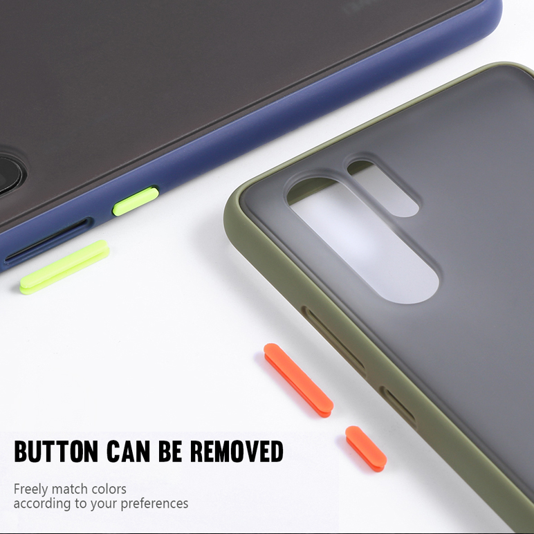 Bakeey-Armor-Shockproof-Anti-fingerprint-Matte-Translucent-Hard-PCSoft-TPU-Edge-Protective-Case-for--1615947-5