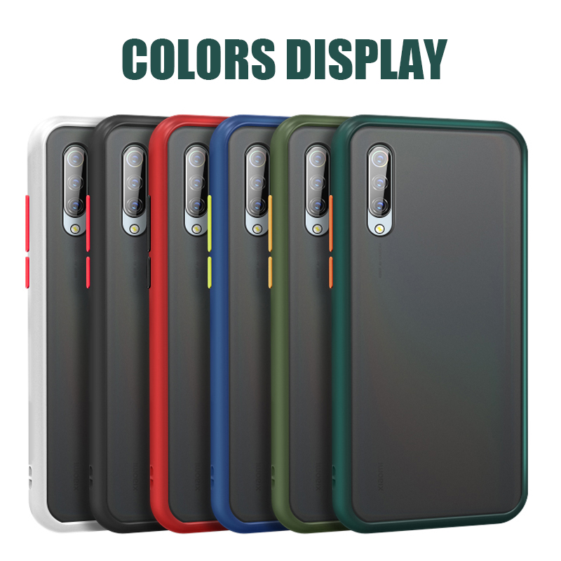 Bakeey-Armor-Shockproof-Anti-fingerprint-Matte-Translucent-Hard-PCSoft-TPU-Edge-Protective-Case-for--1615948-6