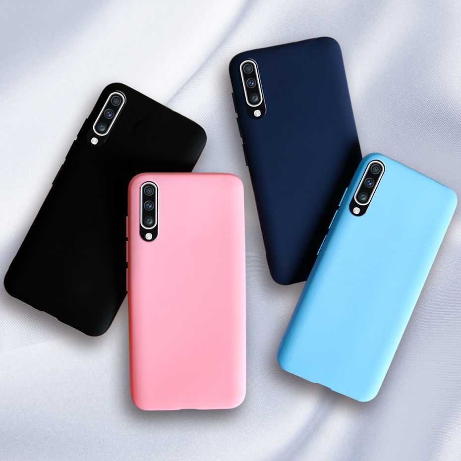 Bakeey-Candy-Color-Anti-Scratch-Soft-TPU-Shockproof--Protective-Case-for-Samsung-Galaxy-A50-2019-1593572-12