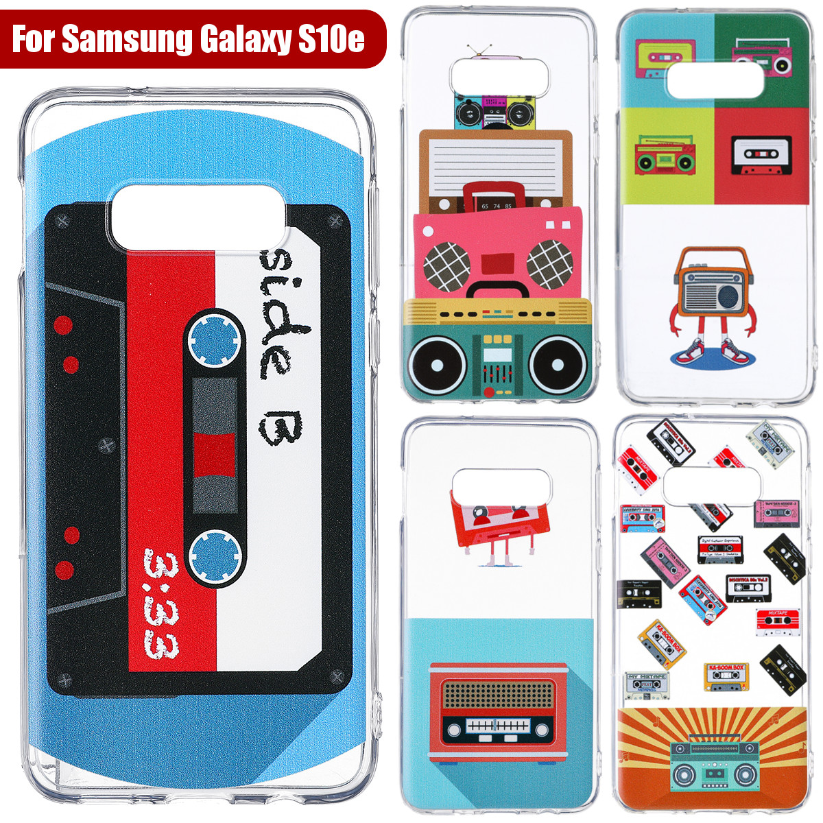 Bakeey-Cartoon-Matte-Transparent-Soft-TPU-Shockproof-Protective-Case-Cover-for-Samsung-Galaxy-S10e-1634633-2
