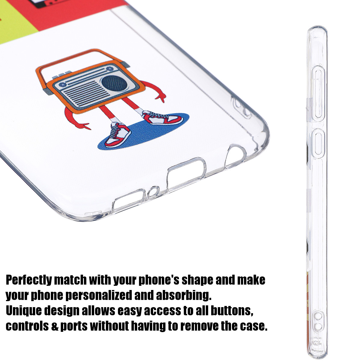 Bakeey-Cartoon-Matte-Transparent-Soft-TPU-Shockproof-Protective-Case-Cover-for-Samsung-Galaxy-S10e-1634633-5