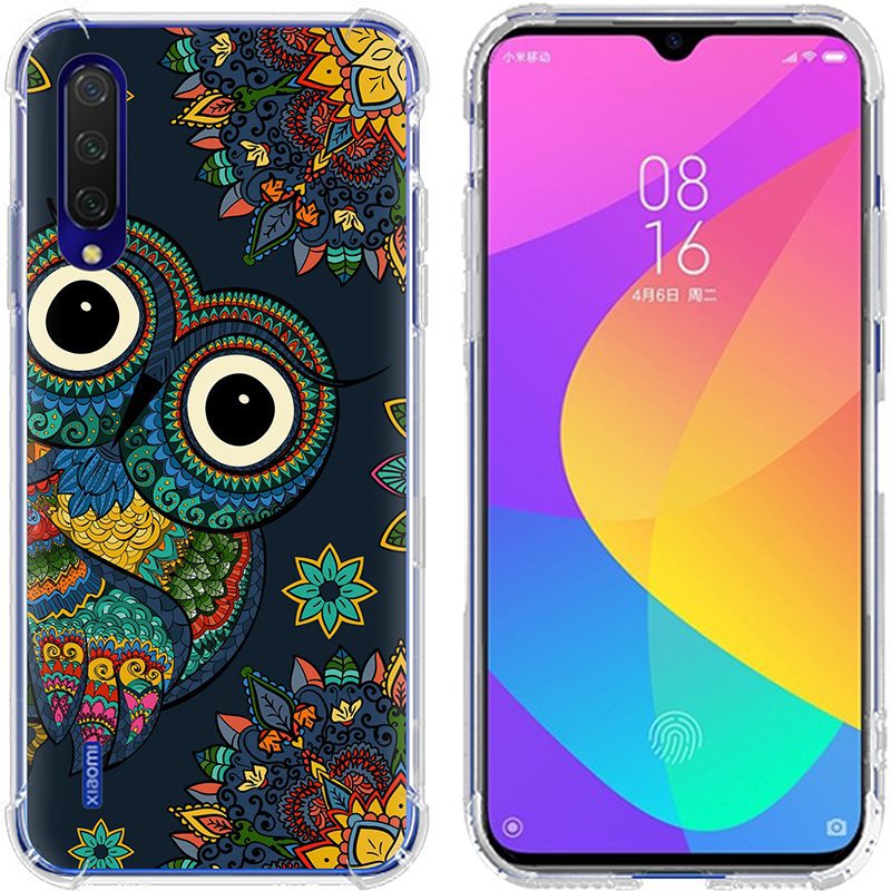 Bakeey-Colorful-Painting-Airbag-Shockproof-Soft-TPU-Protective-Case-for-Xiaomi-Mi-A3--Xiaomi-Mi-CC9e-1582077-6
