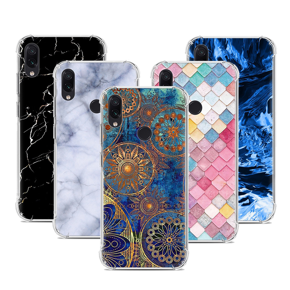 Bakeey-Colorful-Painting-Airbag-Shockproof-Soft-TPU-Protective-Case-for-Xiaomi-Redmi-Note-7--Xiaomi--1584304-12
