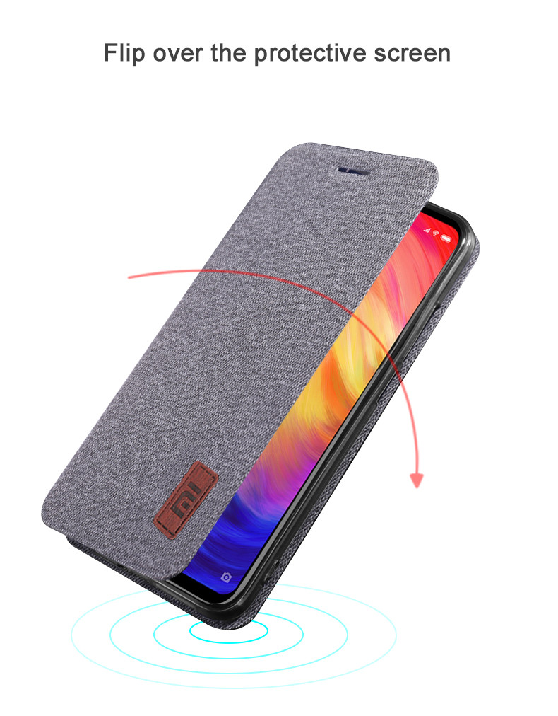 Bakeey-Flip-Fabric-Soft-Silicone-Edge-Shockproof-Full-Body-Protective-Case-For-Xiaomi-Mi-Play-Non-or-1476978-2