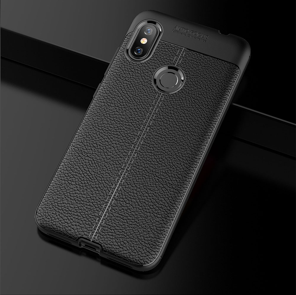 Bakeey-Litchi-Pattern-Soft-TPU-Anti-fingerprint-Back-Protective-Case-For-Xiaomi-Redmi-Note-6-Pro-Non-1379264-10