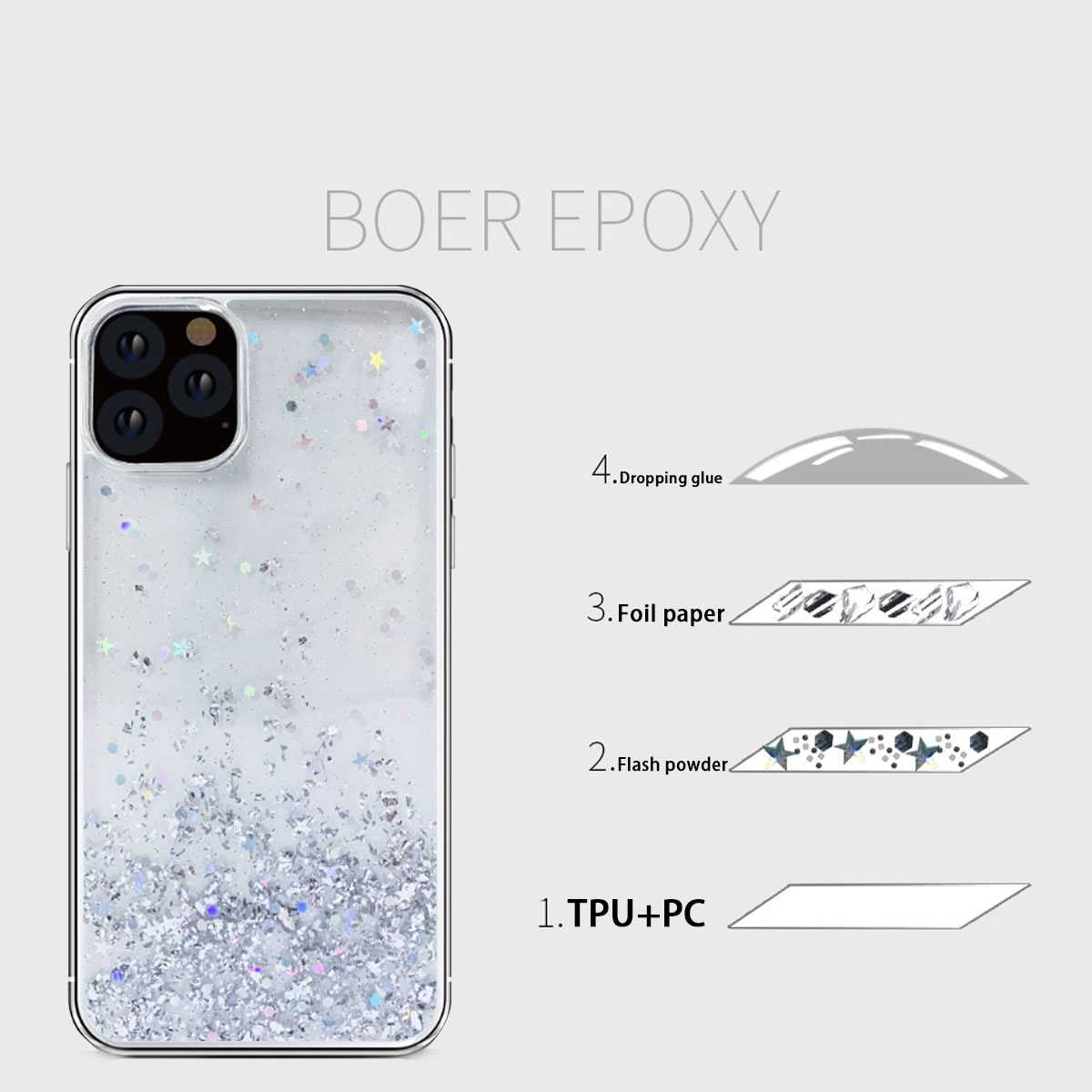 Bakeey-Luxury-Bling-Glitter-Hard-PC-Protective-Case-for-iPhone-11--For-iPhone-11-Pro--For-iPhone-11--1593575-1