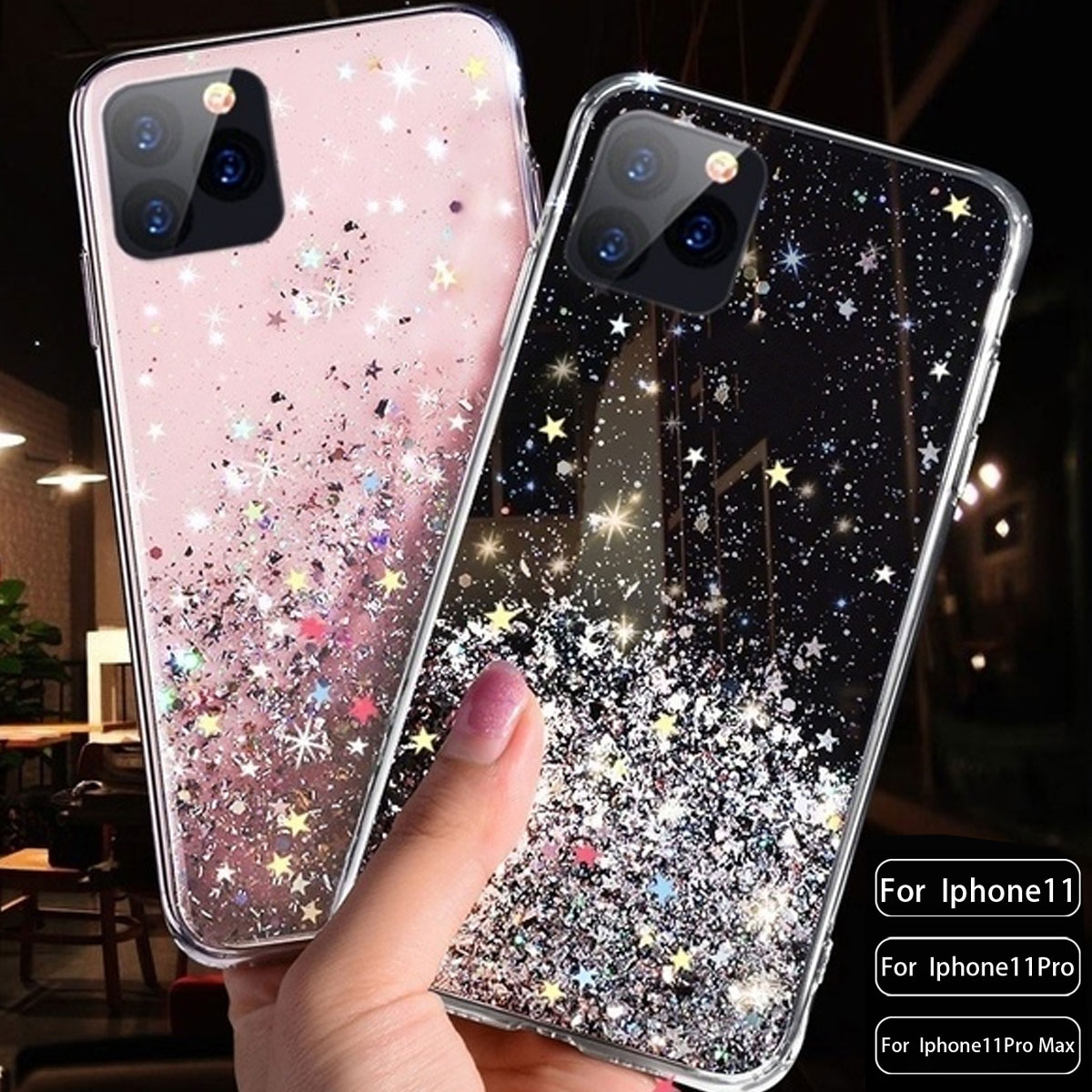 Bakeey-Luxury-Bling-Glitter-Hard-PC-Protective-Case-for-iPhone-11--For-iPhone-11-Pro--For-iPhone-11--1593575-6