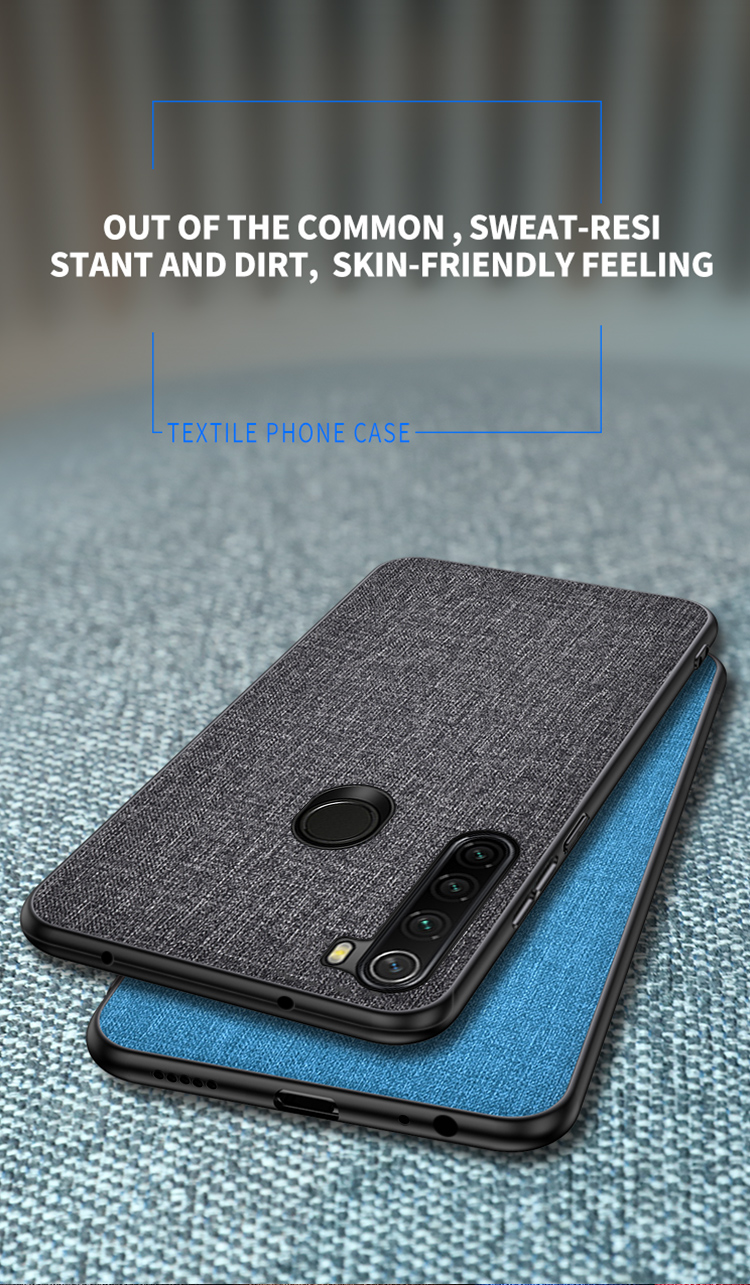 Bakeey-Luxury-Cotton-Cloth-Shockproof-Protective-Case-for-Xiaomi-Redmi-Note-8-2021-Non-original-1571362-1