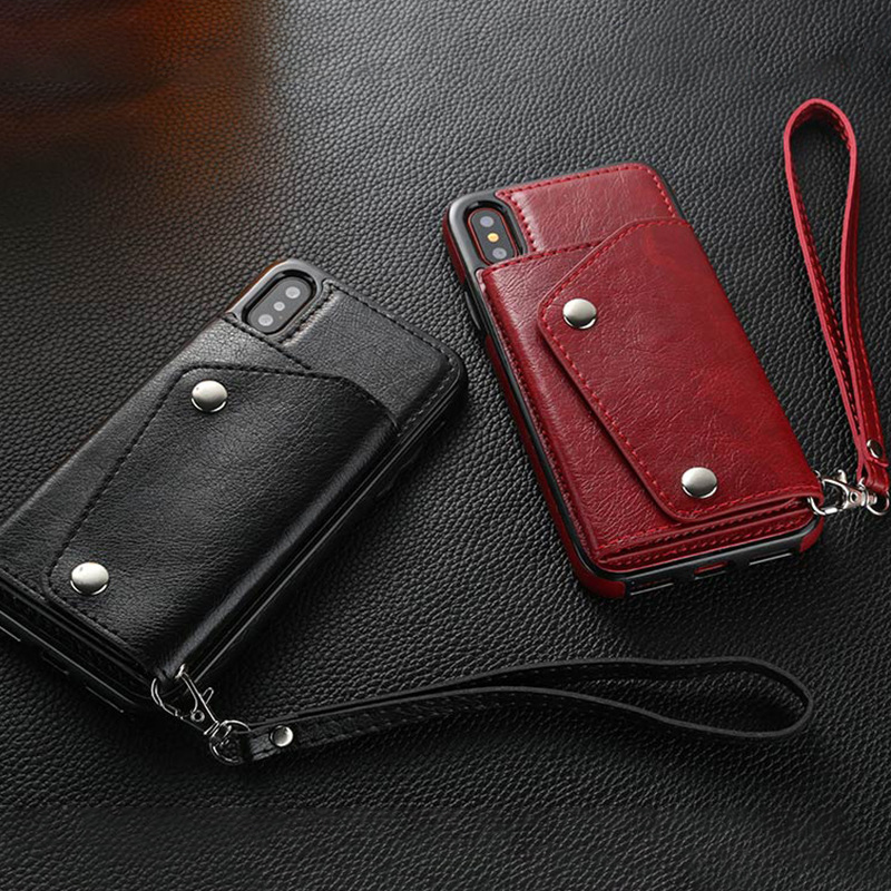 Bakeey-Luxury-Genuine-Leather-Multiple-Cards-Slot-Wallet-Holder-Shockproof-Protective-Case-for-iPhon-1429251-2