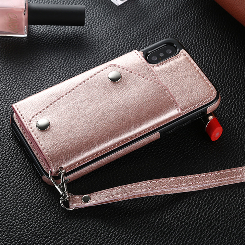 Bakeey-Luxury-Genuine-Leather-Multiple-Cards-Slot-Wallet-Holder-Shockproof-Protective-Case-for-iPhon-1429251-11