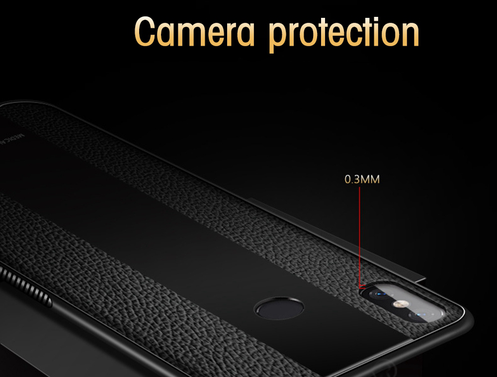 Bakeey-Luxury-Shockproof-Soft-Silicone-PU-Leather-Tempered-Glass-Protective-Case-For-Xiaomi-Redmi-No-1430929-5