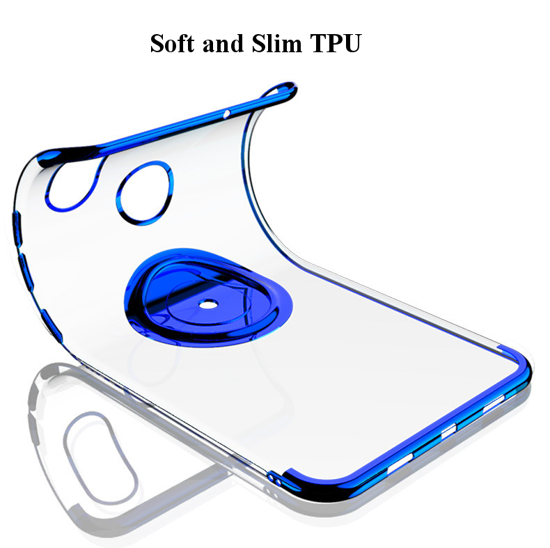 Bakeey-Magnetic-Car-Holder-Ring-Holder-Thin-Color-Plating-Soft-TPU-Protective-Case-For-Xiaomi-Mi8-Mi-1428710-7