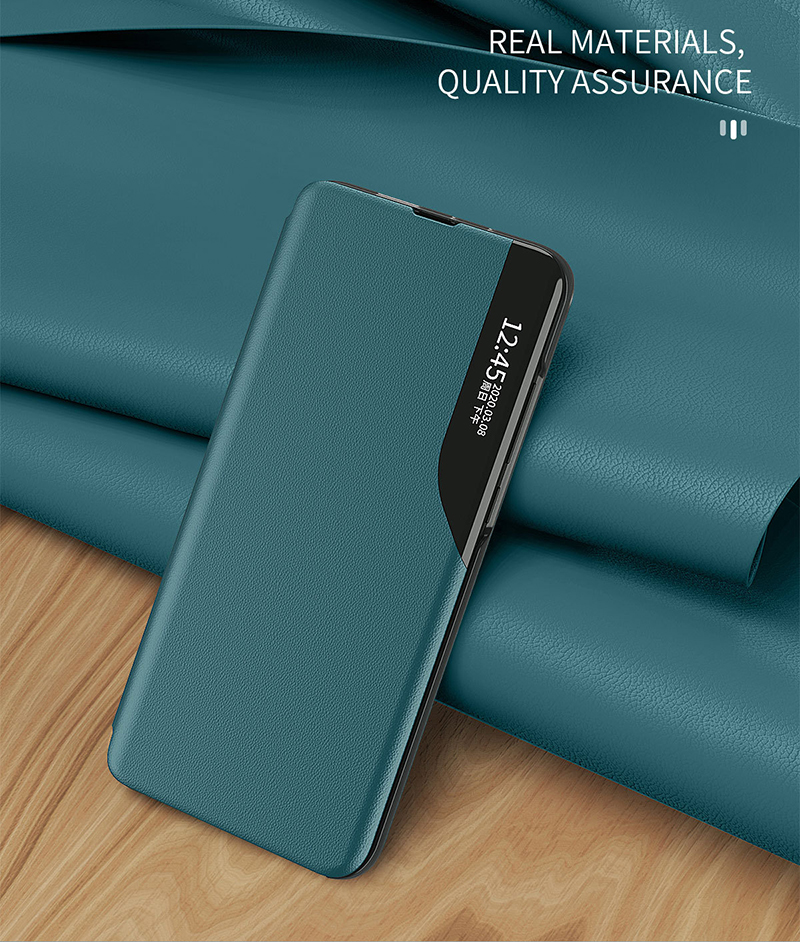 Bakeey-Magnetic-Flip-Smart-Sleep-Window-View-Shockproof-PU-Leather-Full-Cover-Protective-Case-for-Sa-1744990-7