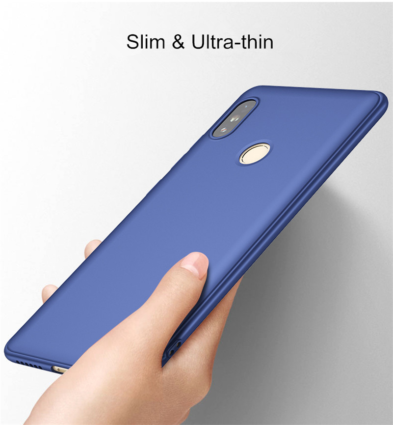 Bakeey-Matte-Soft-Silicone-Anti-Scratch-Protective-Case-For-Xiaomi-Redmi-Note-6-Pro-1398740-1
