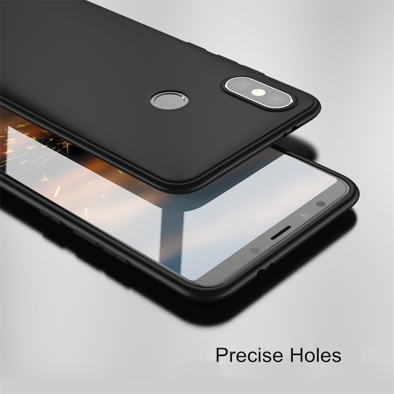 Bakeey-Matte-Soft-Silicone-Anti-Scratch-Protective-Case-For-Xiaomi-Redmi-Note-6-Pro-1398740-5