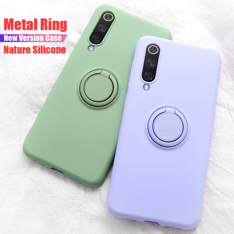 Bakeey-Metal-Ring-Holder-Shockproof-Soft-Silicone-Protective-Case-For-Xiaomi-Mi-9--Xiaomi-Mi9-Mi-9-T-1579850-9