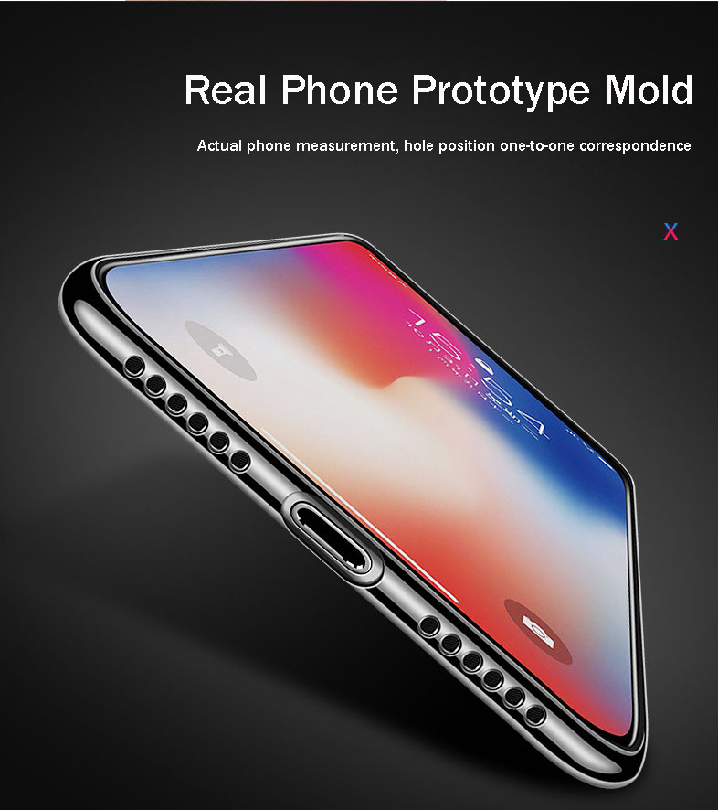 Bakeey-Plating-Transparent-Soft-TPU-Protective-Case-ForiPhone-XS-Max-1357658-6