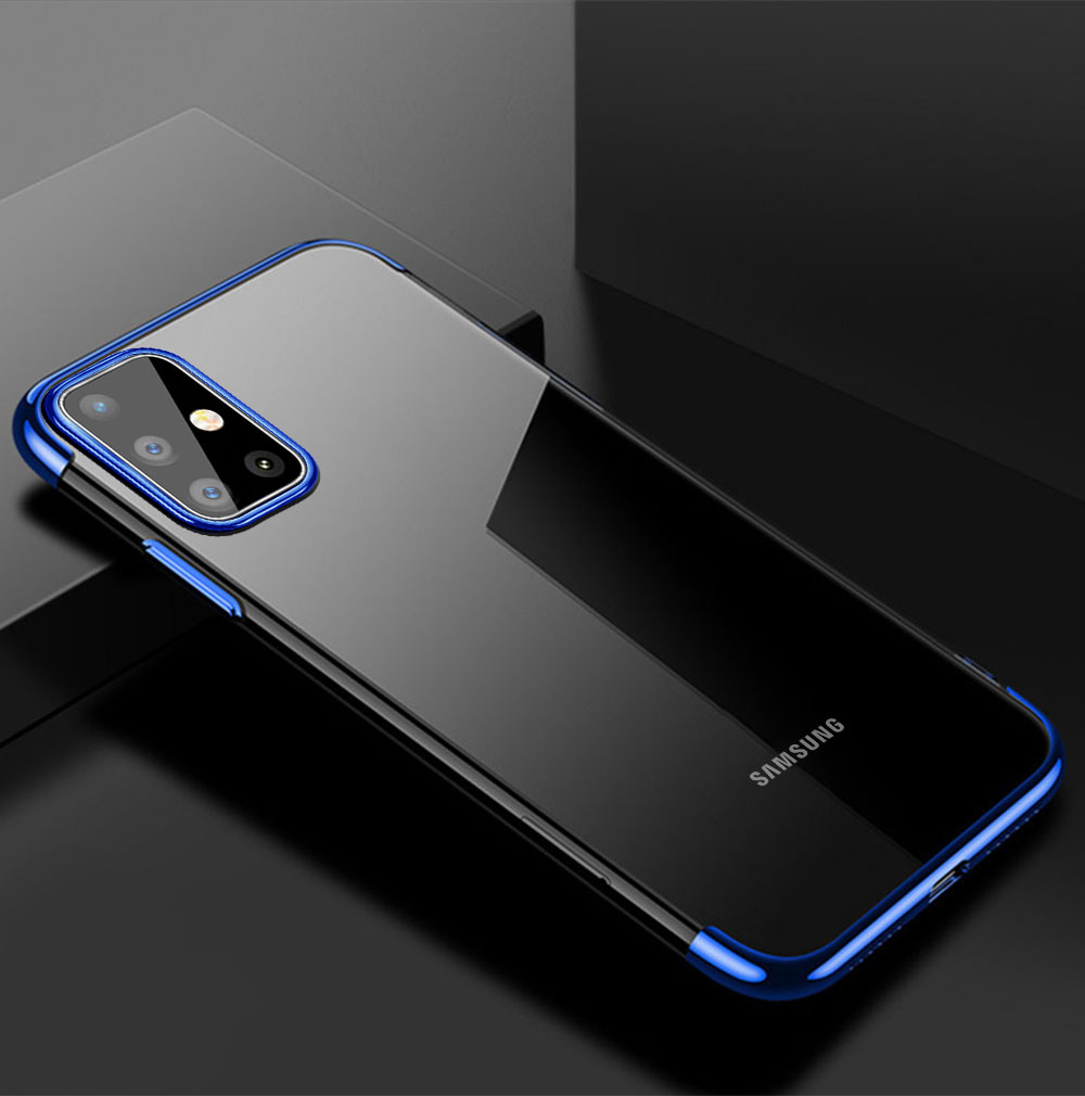 Bakeey-Plating-Ultra-thin-Transparent-Soft-TPU-Shockproof-Protective-Case-for-Samsung-Galaxy-A51-201-1628061-12