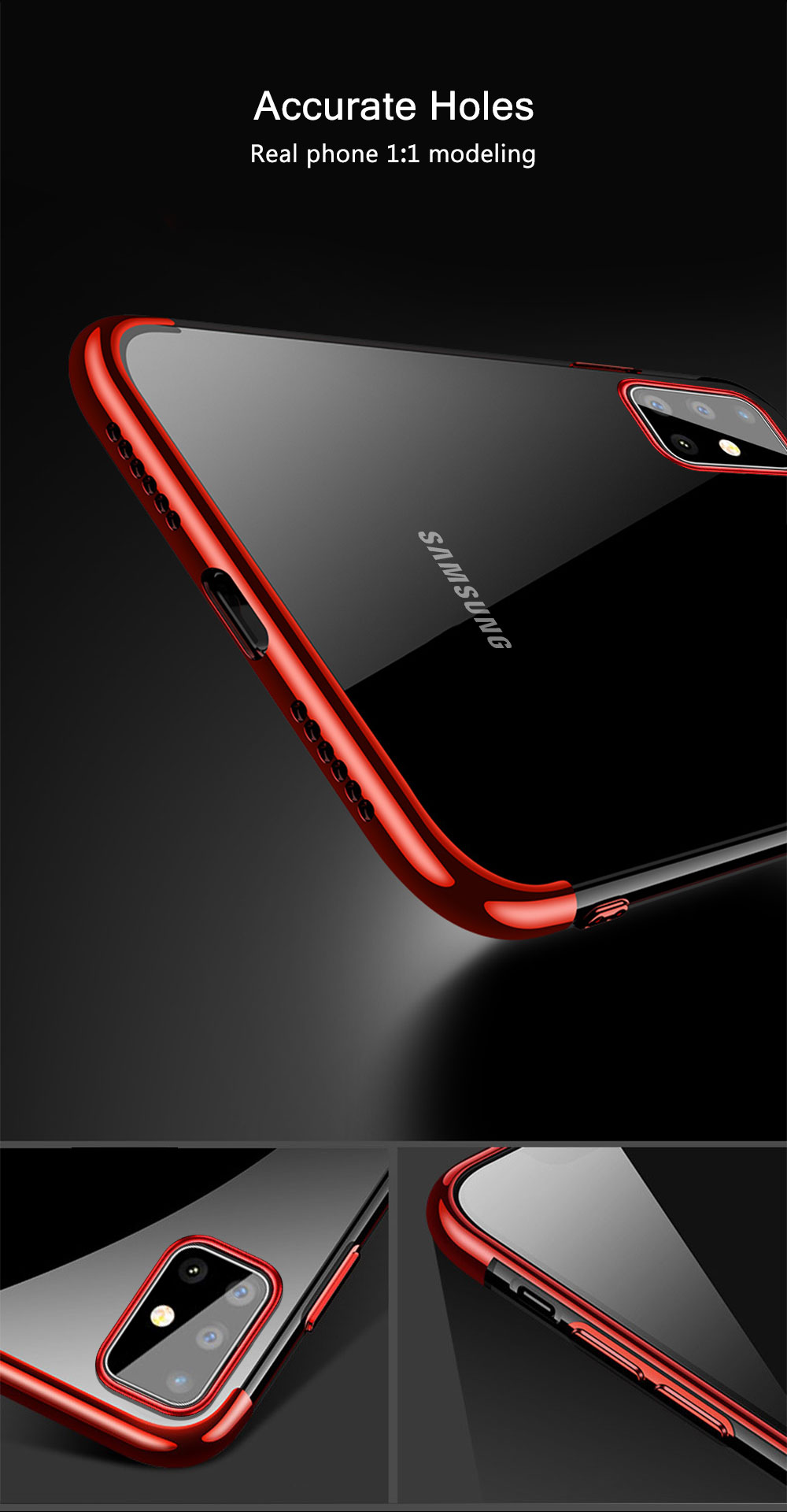 Bakeey-Plating-Ultra-thin-Transparent-Soft-TPU-Shockproof-Protective-Case-for-Samsung-Galaxy-S20-1631086-8