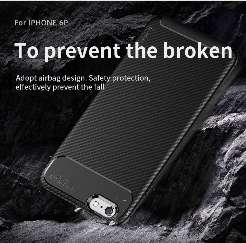 Bakeey-Protective-Case-For-iPhone-6-Plus6s-Plus-Slim-Carbon-Fiber-Fingerprint-Resistant-Soft-TPU-Bac-1361106-3