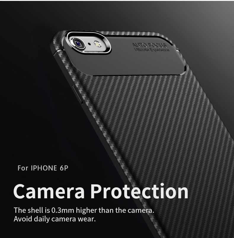 Bakeey-Protective-Case-For-iPhone-6-Plus6s-Plus-Slim-Carbon-Fiber-Fingerprint-Resistant-Soft-TPU-Bac-1361106-7