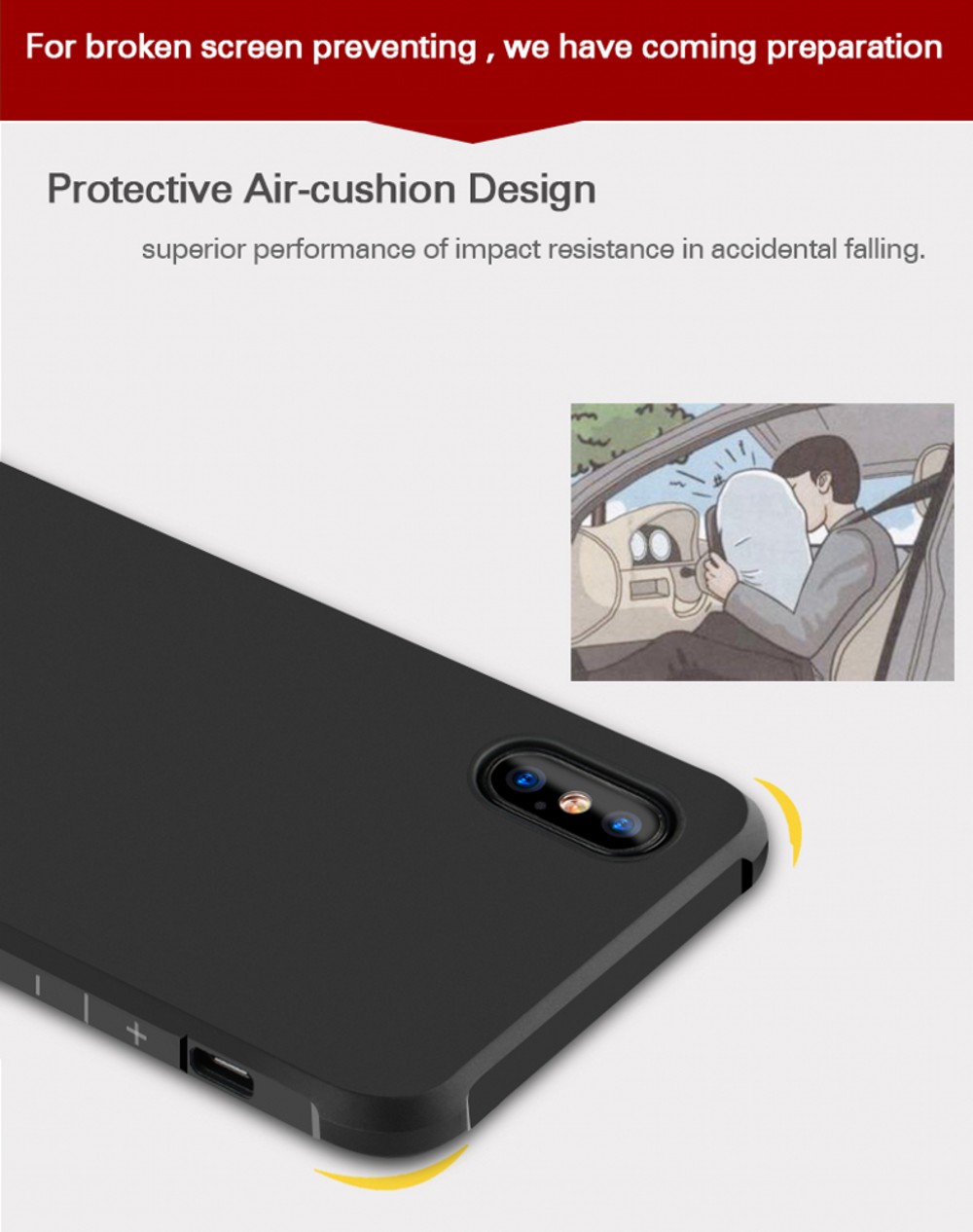 Bakeey-Protective-Case-For-iPhone-X-Air-Cushion-Corners-Soft-TPU-Shockproof-1328034-3